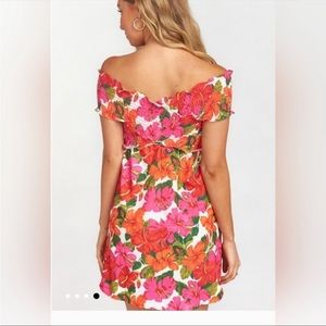 NWT Show Me Your MuMu Mandy Smocked Dress Bahama Mama SZ Small